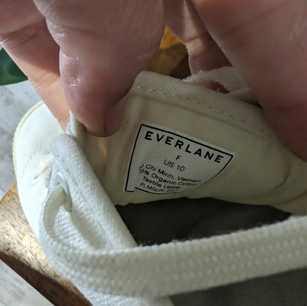 Everlane platform white sneakers size‎ 10
